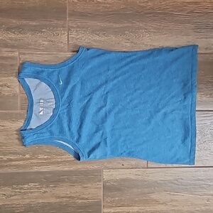 Girls Nike Tank Top Blue Sz 8/10